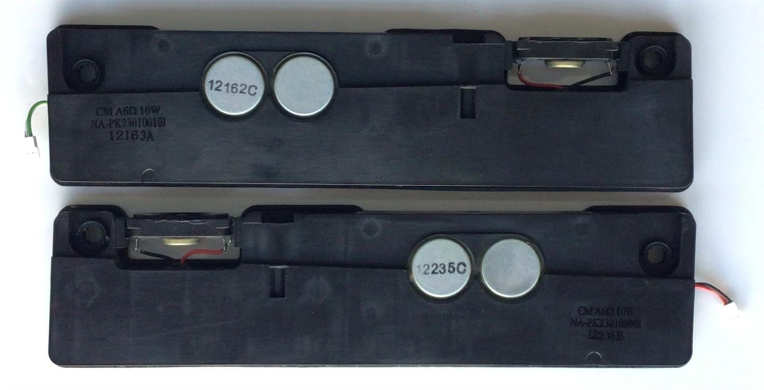 KIT DE BOCINAS PARA TV TOSHIBA ( 2 PZ ) / NUMERO DE PARTE NA-PK230100001 / NA-PK230100101 / CM A6Ω 10W / 12163A / 12236B / PANEL LTA400HV04 / MODELO 40L5200U1 - Imagen 2